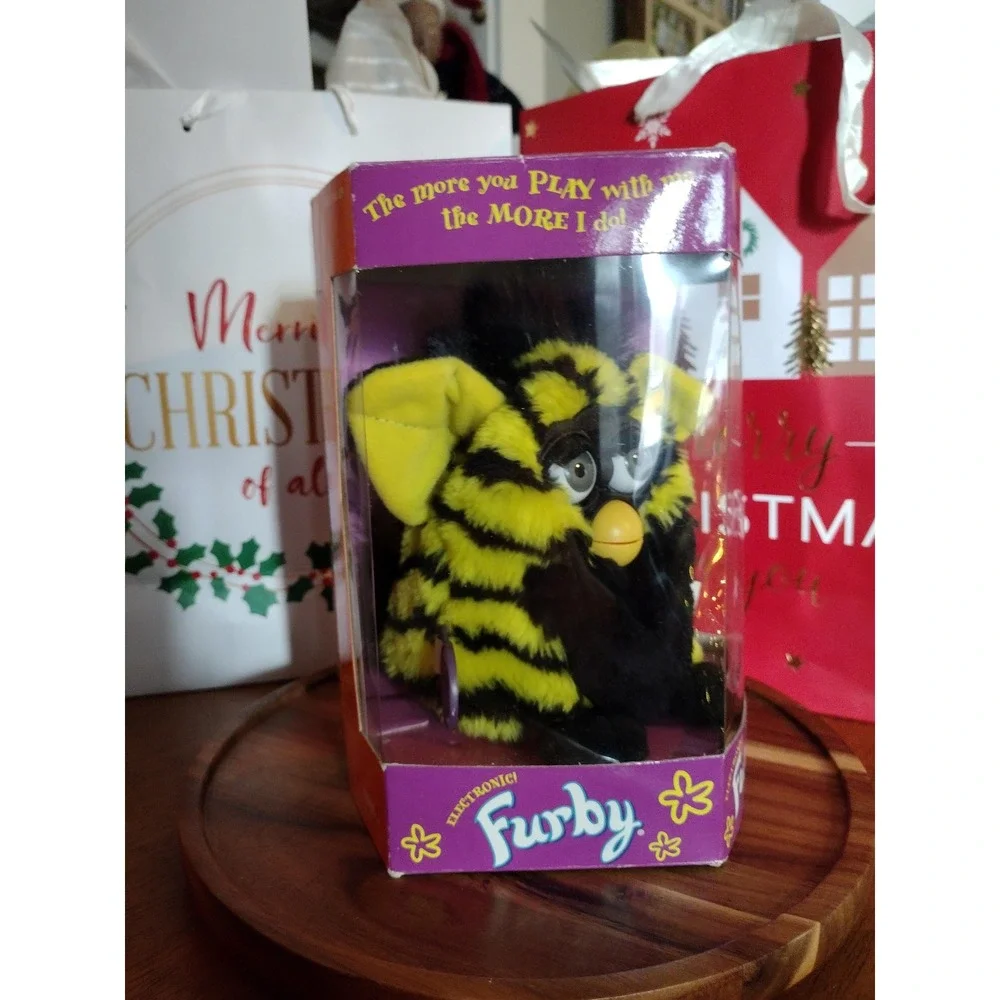 Furby Bumblebee with box- Vintage toy from 1998
